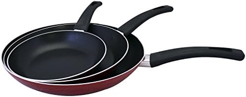 Tramontina 3-Piece EveryDay Nonstick Saute Pan Set, Red - Thumbnail 2