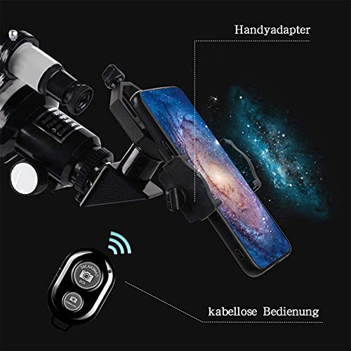 Telescopio Refractor Astronómico 150X 70mm con Tripié miniatura 6