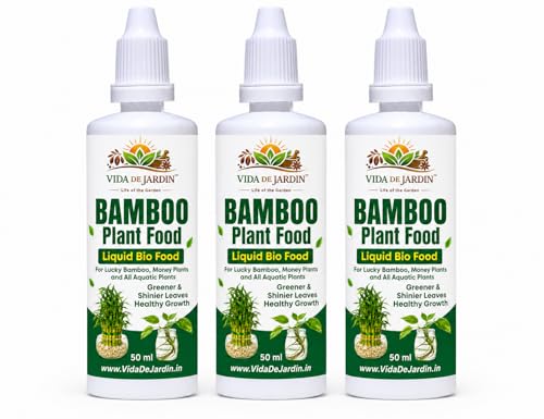 Image of Bamboo Plant Food Liquid Bio Food, for Lucky Bamboo, Money Plants and Aquatic Plants, 50 ml (Pack of 3)