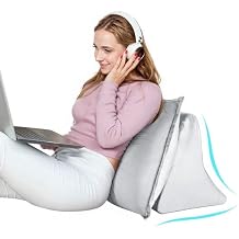Reading Pillow for Bed-Sit Up Pillow for Bed Anti-Slip Floor Pillow