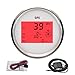 Produktbild ELING Wasserdicht 3 3/8 Zoll Digital Tachometer GPS Kilometerzähler Tripmeter Chrom Tacho Gauge für Auto Motorrad LKW Fahrrad Boot 12V 24 Volt