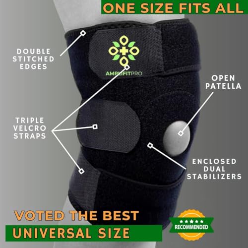 Image of Knee Caps for Women for Pain Relief - Premium Knee Cap for Men Pain Relief - Adjustable Knee Support for women knee pain, Joint Stability, Arthritis, and Injury Recovery -Breathable Design (Pack of 2)