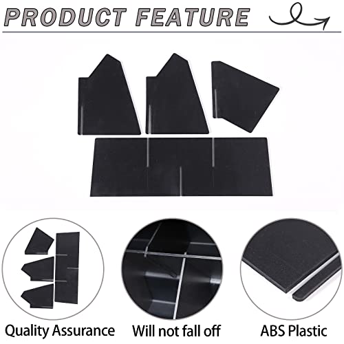 Organizador de guantera portátil ABS miniatura 3