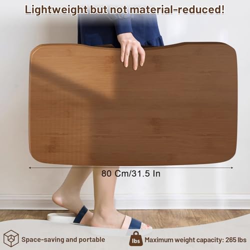 Table de sol japonaise pliable pour solutionner le manque de place au salon