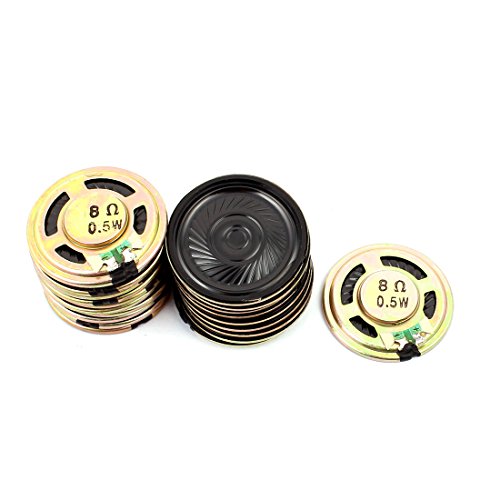 Amazon.co.jp: Aexit ボイスおもちゃのための20個36mm径8オーム0.5W
