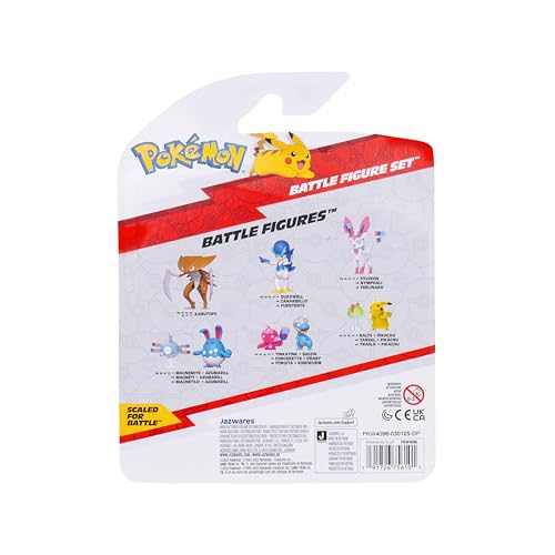 Pokémon PKW4096 - Battle Figure Set - Schiggy, Skorupi, Absol, offizielles Figuren Set – Ansicht 6