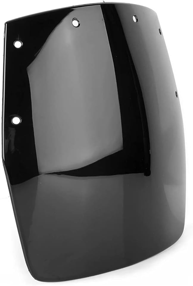 FLPRO Black Windshield Windscreen Wind Deflectors Double Bubble Compatible for Kawasaki Ninja 250 1988-2007 89 90 01 02 03 04 05 06