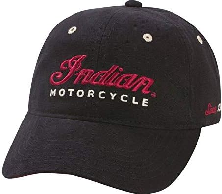 Indian Motorcycle Embroidered Hat, Black