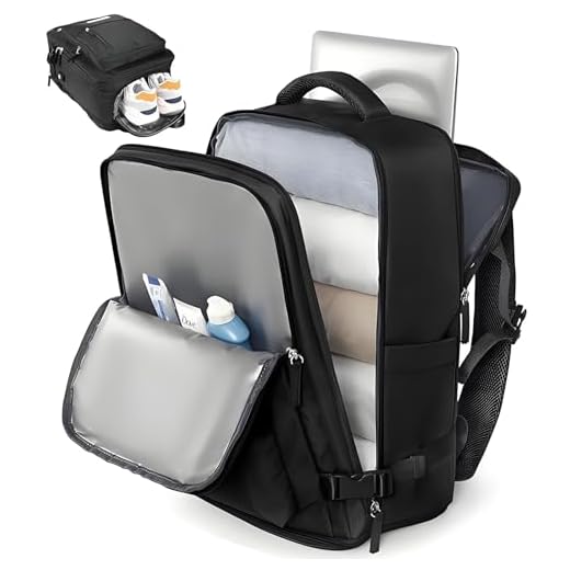 Romantic Crown Mochila de Viagem Expansivel Avião Grande Feminina,Mochila Executiva Masculina Impermeável Reforçada para Notebook,Casual Esportes Hiking Escola Presente (Preto)