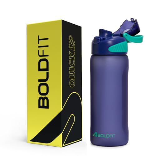 Image of Boldfit Sipper Water Bottle for Adults & Kids 1L Plastic Sipper Bottle with Straw Leakproof BPA Free Reusable Drinking Bottle for Gym, School, Office, Sports, Cycling & Travel for Men Women Kids