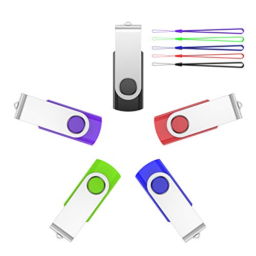 Chiave USB (Confezione da 5) multicolore Noir Bleu...