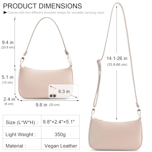 Image of Shoulder Bag for Women Retro Hobo Handbags Cross Body Purses