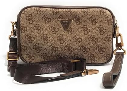 GUESS Shoulder bag man Milano camera bag S beige/brown UBS26GU06 ...