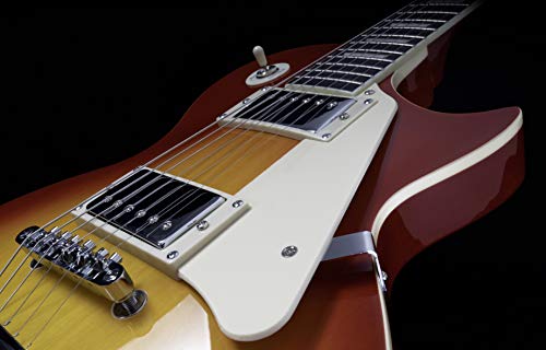 NEW! Oscar Schmidt OE20CS LP Style Electric Guitar - Cherry Sunburst - Thumbnail 3