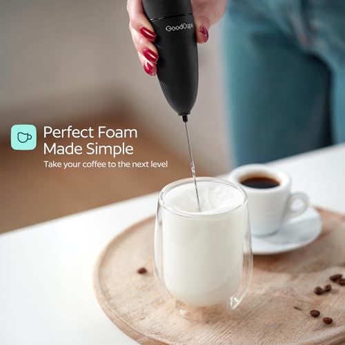 33% Off Milk Frother Handheld - Electric Foam Maker for Coffee & Lattes