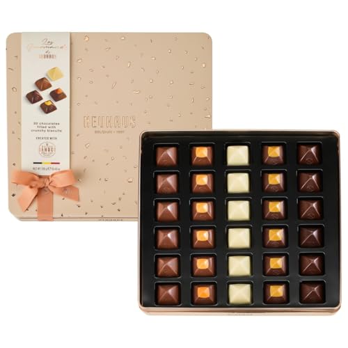 Neuhaus Belgian Chocolate "Les Gourmands" – 30 Pieces Assorted Milk,