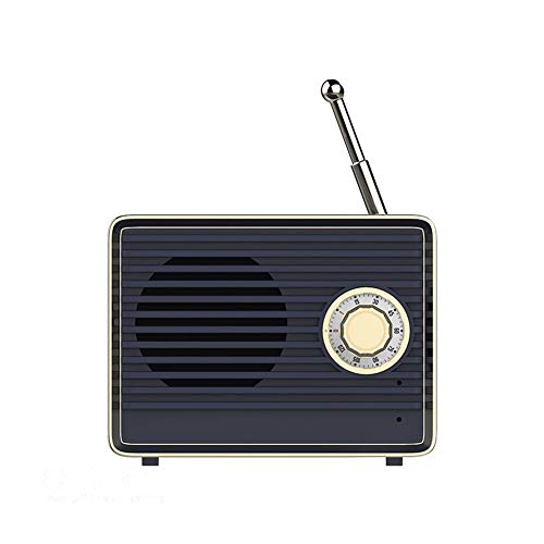 VejiA Altavoz Bluetooth para teléfono móvil Radio innovadora Retro portátil Mini Altavoz Bluetooth inalámbrico Altavoces (Color: B) (A)