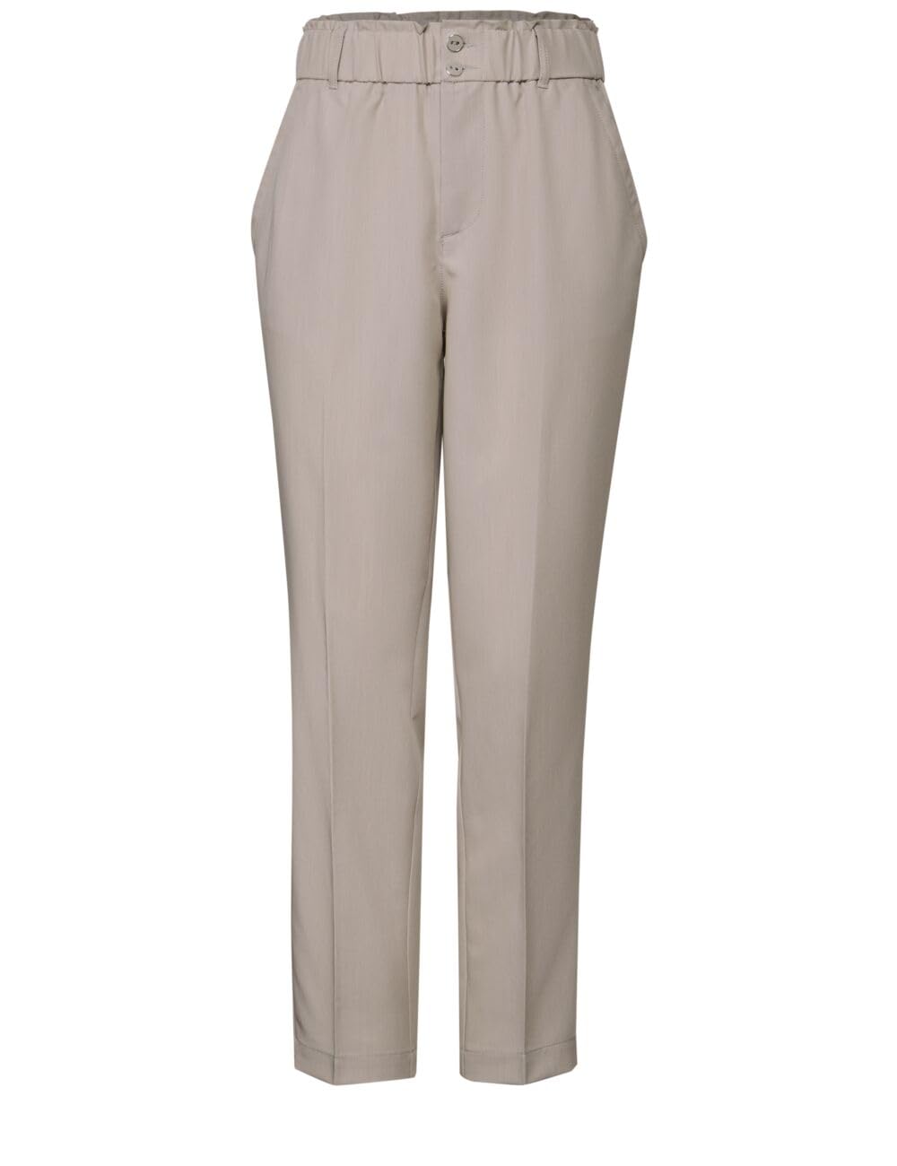 Street One Pantaloni Paperbag Effetto Melange Donna