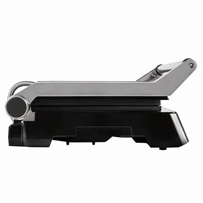 Berlinger Haus Elektrischer Kontaktgrill | 2-in-1 Panini-Grill & Tischgrill mit 2000W | Edelstahl-Design mit Antihaftoberfläche | Digitale Steuerung & LED-Anzeige | Abnehmbare Platten & Auffangschale – Bild 6