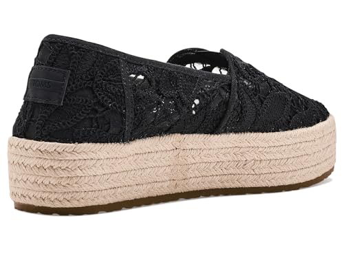 Image of TOMS Women's Valencia Platform Espadrille, Textile Upper, OrthoLite Insole