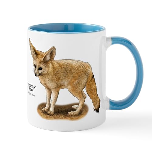Taza de cerámica CafePress Fennec Fox 325 ml miniatura 1