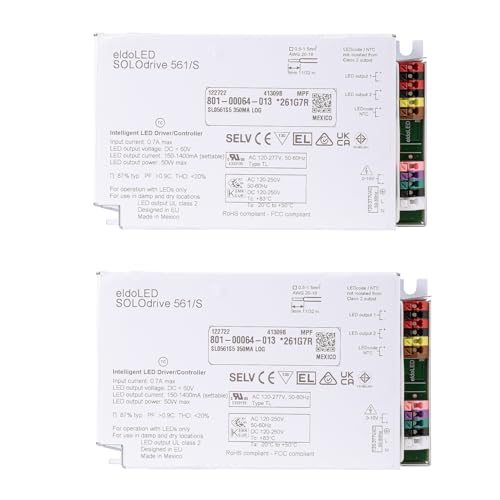 eldoLED SOLOdrive 561/S 50W 'Dim to Dark' Constant Current 0-10V Dimmable LED Driver