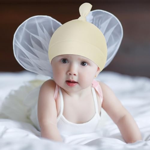 Durio 6 Pcs Baby Newborn Hats 0-6 Months for Baby Girls Boys Cozy Knot Baby Preemie Hats Beanie Unisex Infant Essentials Caps2