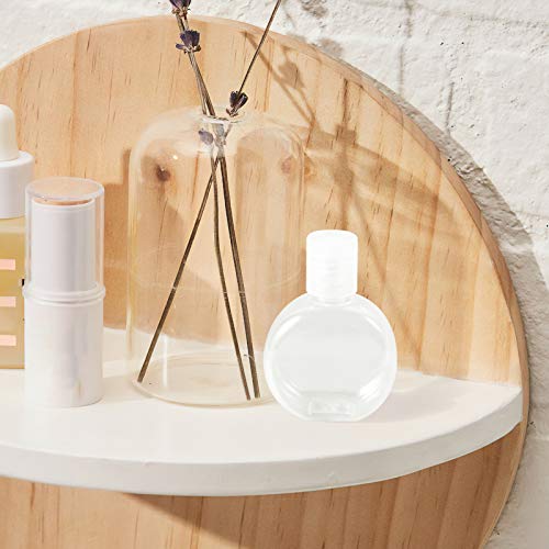 FRCOLOR Frascos de Plástico de Viagem Vazios de 12 Unidades de 30 Ml Tampas de Imprensa Redondas Fra