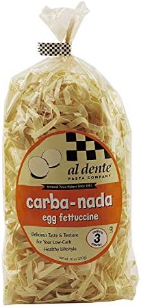 Carba-Nada Egg Fettuccine, 10-Ounce Bags (Pack of 6) (pack of 18)