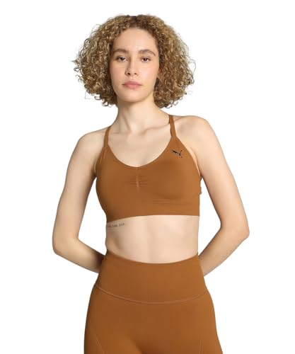 PUMA Women, MOVE SHAPELUXE SEAMLESS BRA, Teak, L, (52436281)