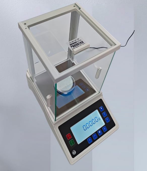 BTWFW001 wysoce precyzyjna analityczna waga laboratoryjna, cyfrowa waga analityczna, 310 g, 0,0001 g, 0,1 mg, laboratoryjne wagi elektroniczne z wyświetlaczem LCD