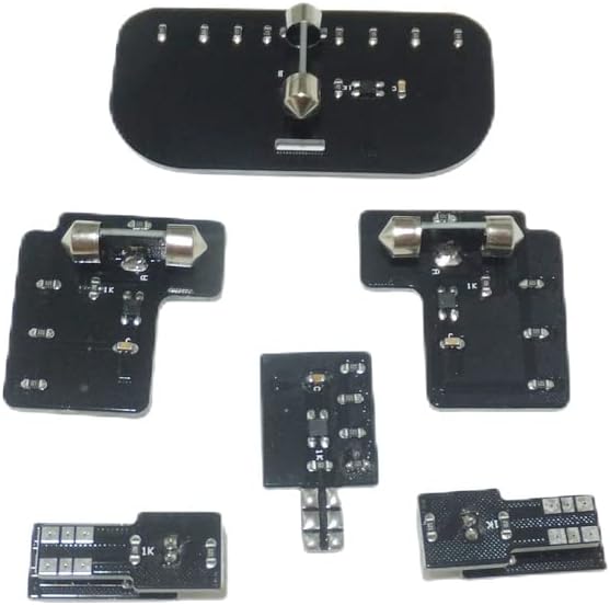 6 Pcs LED Interior Reading Lights Compatible for Subaru Forester 2013 2014 2015 2016, 6000K 111 LEDs 2835SMD Car Indoor Dome Map Light, High Brightness