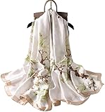 🧣 Easy Matching: Unsere Bunte Blumenmuster Schals sind das beste Geschenk zum Valentinstag und Geburtstag für jede Frau. Es kann als Sonnenschutz und winddicht verwendet werden und ist für jeden Anlass geeignet.