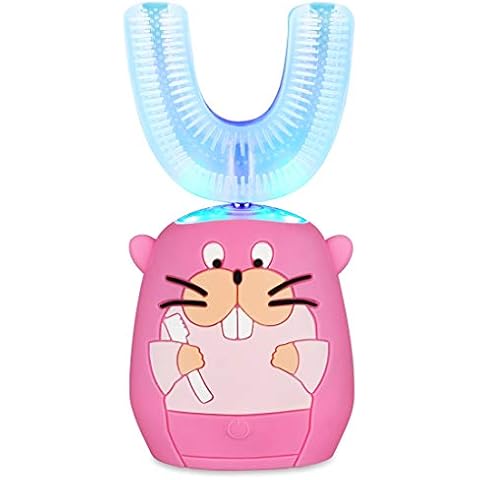 Automatic Ultrasonic Toothbrush for Child, Mayeec Auto Toothbrush 360 Sonic Toothbrush for Adult, Teeth whitening Brush with Timer & Wireless Charging 360° Ultrasonic Electric Tooth Clean Brush Cover