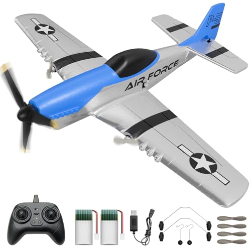AIGIMU RC Airplane, 2.4GHz RC Plane for Kids Beginners Boys, 3CH Remote Control Airplane with 6-axis...