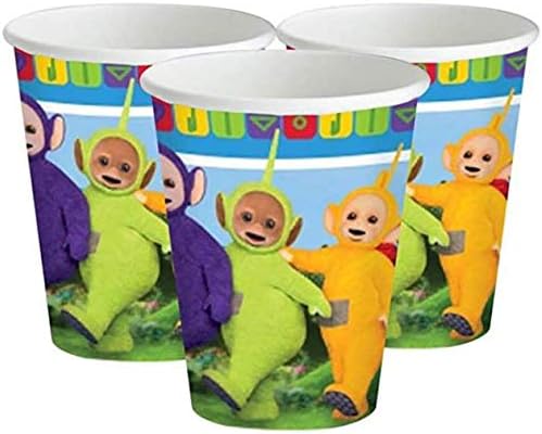 Amscan 9901191 - Teletubbies Birthday Party Paper Cups - 8 Pack, Multicolor, 8 Count (Pack of 1) - Image 3