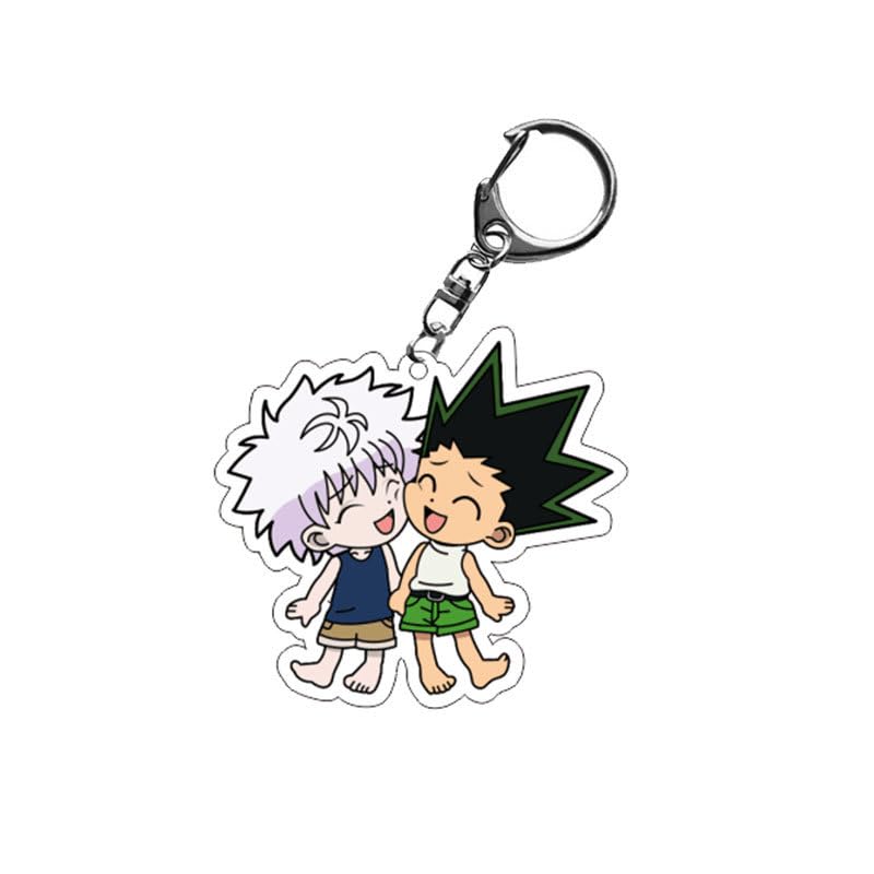 HUNTER×HUNTER キルア ゴン クロロ ビジュアルメタル　キーホルダー 未開封】旧アニメ ハンターハンター ビジュアルメタル