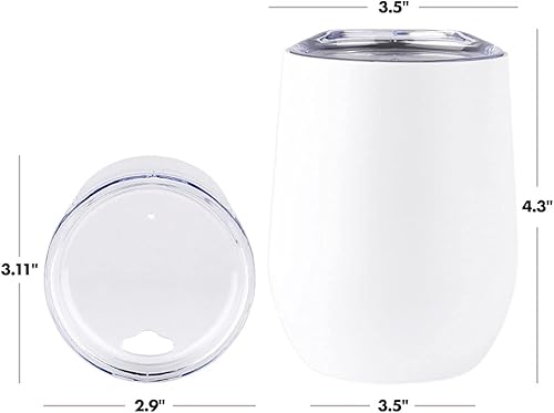 Miniatura 5 de Andaz Press Funny Aunt - Vaso de vino con tapa de 12 onzas, sin tallo, de acero inoxidable, aislado, vaso de viaje, regalo de cumpleaños y Navidad