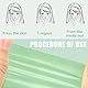 WeddHuis 6 PCS Oil-Absorbing Facial Blotting Papers for Men Women, 600 Pieces Face Oil Blotting Papers(Grüner Tee, Rose, Bambuskohle)