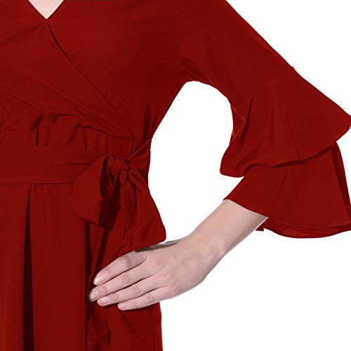 Image of Uptownie Lite Women's Crepe Skater Knee Length Dress