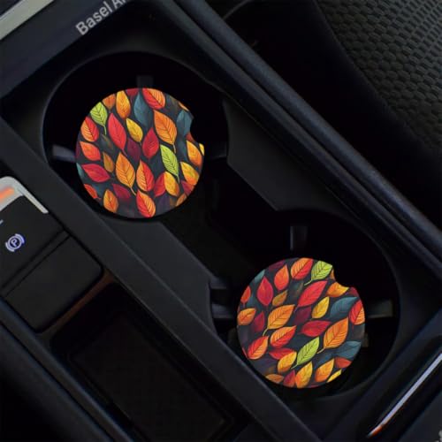 Portavasos para carro, 2 piezas, cerámica antideslizante miniatura 6