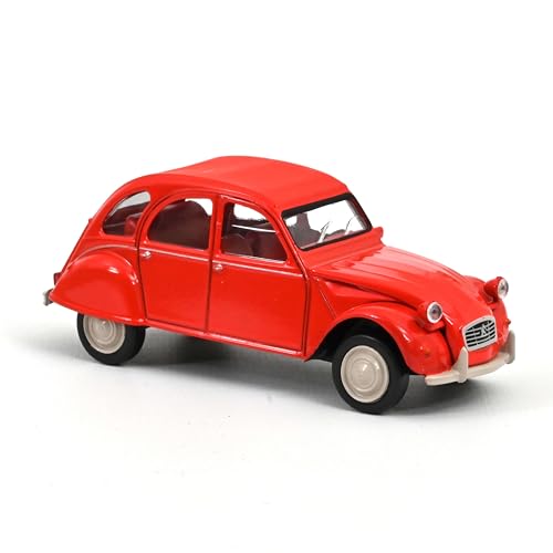 Norev Citroën 2CV 1978 Red Geranium Jet-Car 1/43