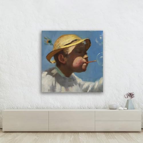 Cuadro de Paul Peel The Bubble Boy para decorar tu dormitorio 3