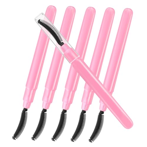 FOMIYES 6pcs Eye Makeup Brushes Lash Applicator Comb Brow Brush Eyebrow Wand for Travel