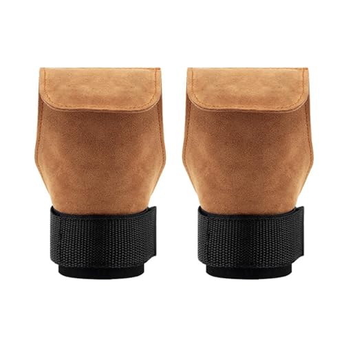 XINAJUND Weight Lifting Grip Pads Wrist Straps Weightlifting Grip Pads Straps Adjustable Padded Wrist Wrap Support