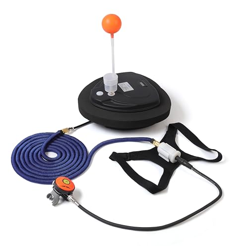 TUXING Scuba Diving Ventilator Tankless Diving System,Portable Rechargeable Scuba Diving Tank,Waterproof Air Compressor,Swimming Pool Toys Diving Toys,Dive Without Tanks (Z270-Black)