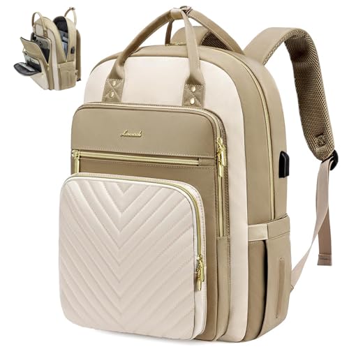 LOVEVOOK 17.3 Inch Laptop Backpack for Women,Fashion Work Travel Backpack,Waterproof Day Pack Purse for Teacher Nurse