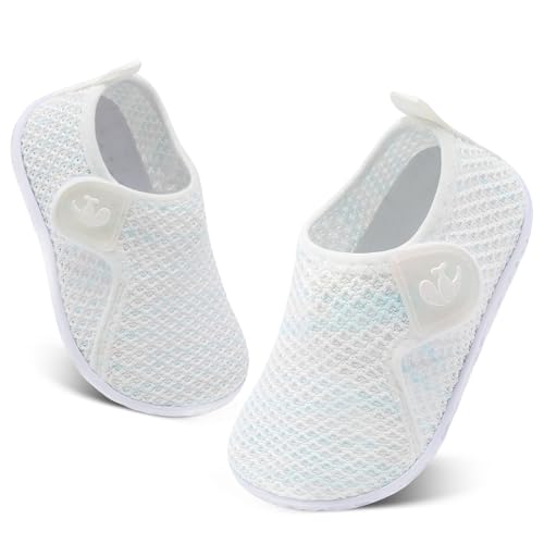 Image of FEETCITY Boys Girls Water Shoes Kids Aqua Socks Quick Dry Barefoot for Beach Swimming Pool