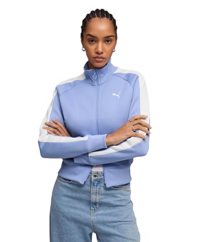 PUMA Veste de survêtement Courte T7 avec bandes iconiques contrastées