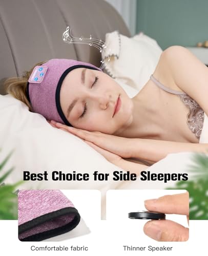 Miniatura 2 de Voerou Auriculares Inalámbricos Bluetooth 5.4 Para Dormir, Diadema Deportiva, Máscara De Ojos, Diadema De Música Para Personas Que Duermen De Lado, Entrenamiento, Correr, Viajes, Yoga